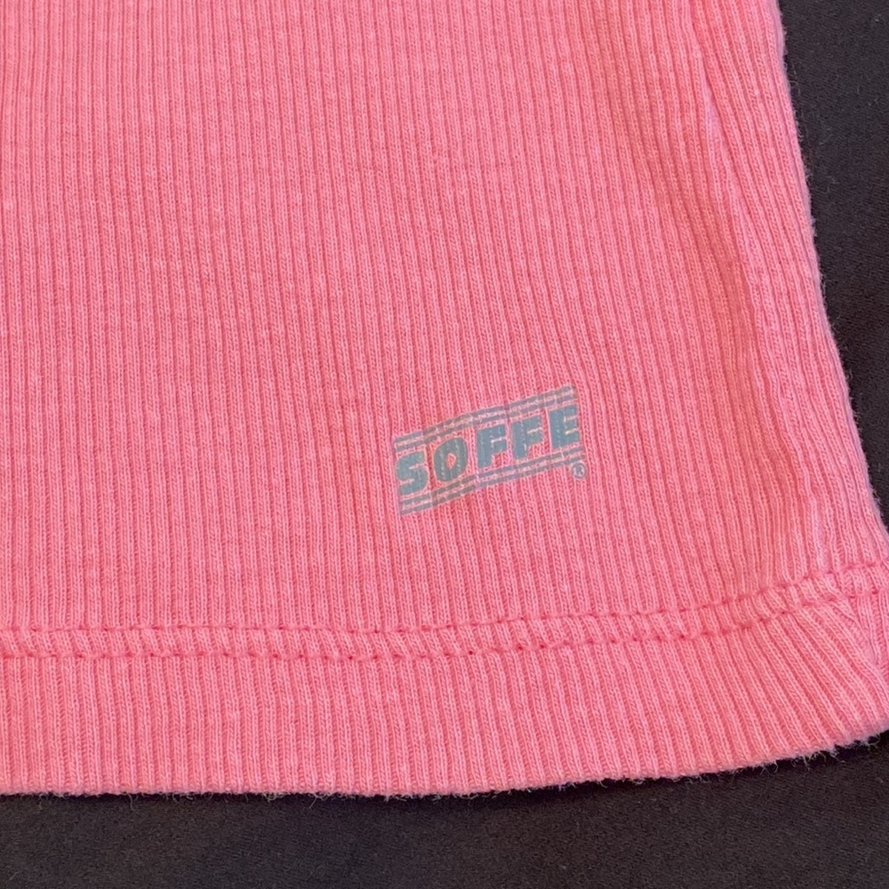 Like new Soffe ribbed basic tank with scoop neck - Picture 5 of 10